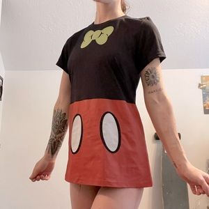 mickey/minnie mouse t shirt dress